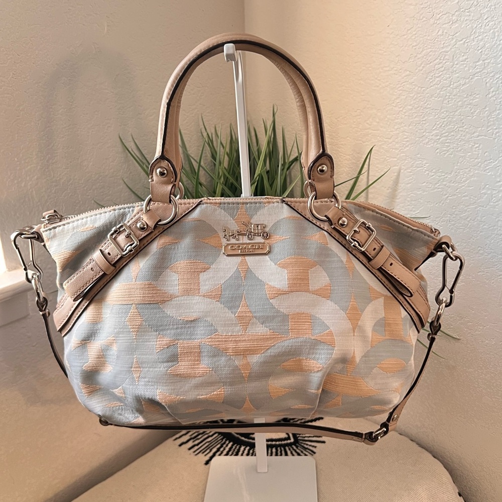 COACH Madison Shantung Chainlink Sophia Satchel A1126-17078